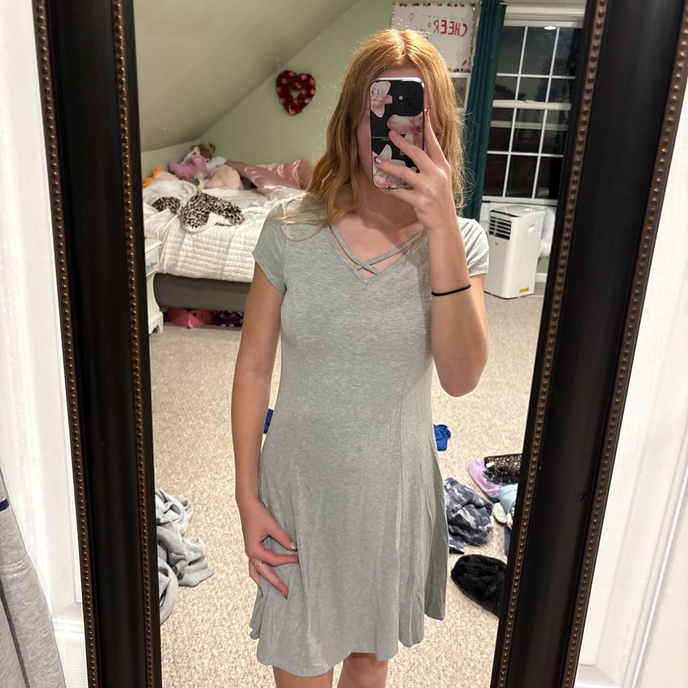 Gray Kids Dress